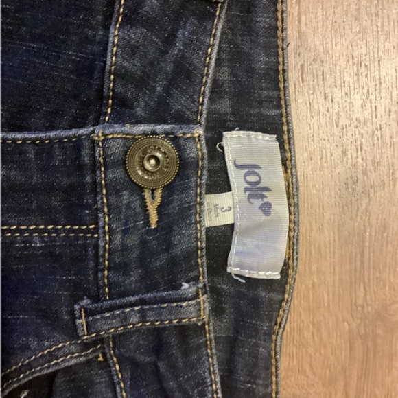 Women’s Junior Sz 3 Jolt Vintage Premium Denim Jean Skinny Dark Denim Stretch - Picture 5 of 9